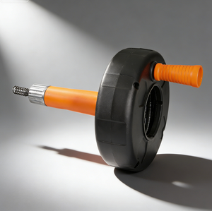 Desatascador <span class=keywords><strong>de</strong></span> inodoros y bañeras <span class=keywords><strong>de</strong></span> alta calidad OEM, herramientas manuales en espiral para limpieza <span class=keywords><strong>de</strong></span> tuberías <span class=keywords><strong>de</strong></span> drenaje, color amarillo - Product Image 3