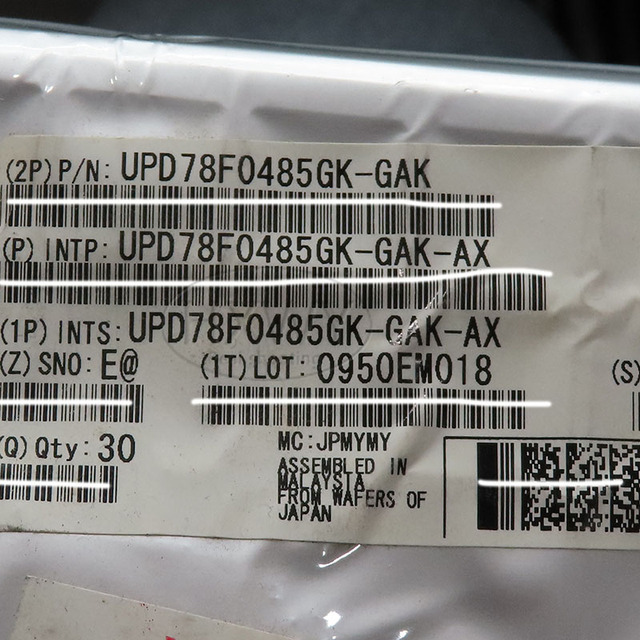 UPD78F0485GK-GAK D78F0485 QFP Microcontroller Chip Electronic Component  Integrated Chip Ic Chip New And Original Factory Price