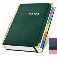 Carnet à spirale A5 populaire, épaissi et au design esthétique, personnalisable, idéal pour le bureau et la gestion quotidienne des documents.