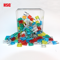 Lot de 10 fusibles à lame 5A 7.5A 10A 15A 20A 25A 30A 35A 40A 32V pour voiture, SUV, camping-car, moto, bateau