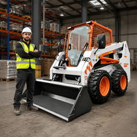 Runheng Small Mini Wheel Loader dengan Attachment Front Loader Mesin Diesel Motor PLC Pompa Hengli Garansi 1 Tahun