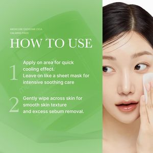 Lingettes Toniques Medicube Tea Tree Calming Toner Pad pour Peaux Sensibles, pour Rougeurs, Éruptions Cutanées, Soins de la Peau Coréens Faiblement Irritants - Product Image 4
