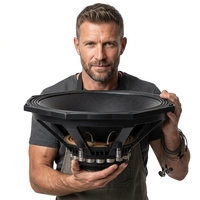 Dragonstage Haut-parleurs subwoofer en néodyme 18 pouces, Haut-parleur subwoofer 18, Haut-parleur PA