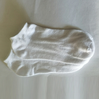 Chaussettes de cheville blanches de style décontracté de qualité supérieure pour femmes, en polyester et coton, pour la vente en gros