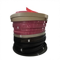 Bande de chant PVC moderne, résistante à l'eau, écologique, à grain de bois, pour pièces de meubles, en rouleaux, protectrice