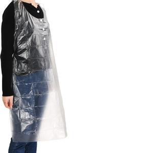 Delantales Desechables Grandes Huamaohengchun, Ecológicos y Reciclables, 50 Unidades, 44 x 30 Pulgadas, Delantales de Plástico Transparente Impermeables para Adultos - Product Image 1