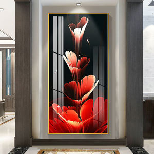 Modern living room <span class=keywords><strong>art</strong></span> work home decor dipinti decorativi in porcellana di cristallo altra arte della parete con più immagini personalizzate - Product Image 3