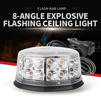 Neue 48W 32LED Traktor LKW Strobe Beacon Licht Magnet halterung Auto Atmosphere Hazard Warnung Blinklicht für Fahrzeuge