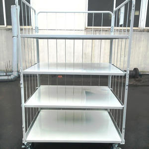 Chariot à roulettes pliable en acier Q235 avec couvercles personnalisés, capacité de charge de 500 kg, <span class=keywords><strong>Zenda</strong></span> RCL-04 pour l'industrie automobile, commandes en gros - Product Image 5