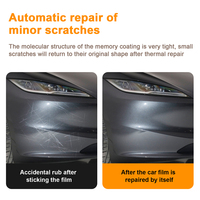 Housse de voiture transparente anti-rayures pour Tesla modèle 3 2024 Film de protection de peinture en vinyle brillant avec pare-soleil Invisible PPF