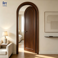 Porte intérieure américaine rétro moderne sur mesure, en bois massif, remplie en nid d'abeille, étanche, prix d'usine, pour appartement et villa