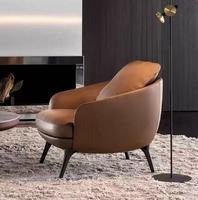 Moderner Samt-Polstersessel Freizeit-Loungesessel Luxus-Sessel für Wohnzimmermöbel