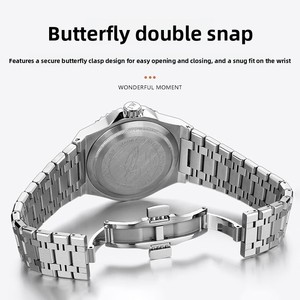 OEM Custom Processing Diving <strong>Watch</strong> Luminous Pointer Stainless Steel Automatic <strong>Mechanical</strong> Movement Design 300m <strong>Mechanical</strong> <strong>Watch</strong> - Product Image 5