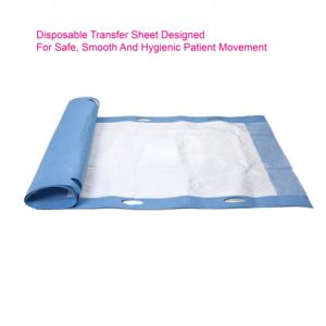 Draps de transfert jetables pour patients, protège-matelas jetables pour incontinence, sous-couche confortable pour transfert - Product Image 4