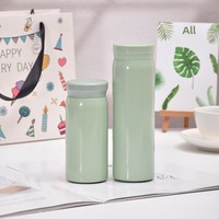 Mug isotherme compact en acier inoxydable 304, couleur macaron, tasse de poche portable, cadeau, impression de logo, isolation sous vide 6-12h, pour femme