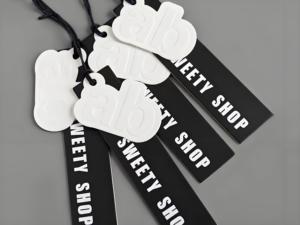 LOGO del proprio marchio etichette da appendere personalizzate per abbigliamento marchio etichetta stringa Hangtag per abbigliamento carta stampata sostenibile fabbrica - Product Image 3