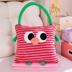 Big Eyes mignon sac Design <span class=keywords><strong>couverture</strong></span> et oreiller ensemble coton coussin noyau rempli fibre canapé oreiller - Product Image 2