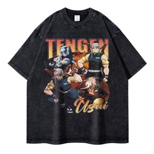 <strong>Attack</strong> <strong>on</strong> <strong>Titan</strong> printed short-sleeved <strong>T</strong>-<strong>shirt</strong>, casual summer men's streetwear. Men's <strong>T</strong>-<strong>shirt</strong>, washed and aged short-sleeved - Product Image 2