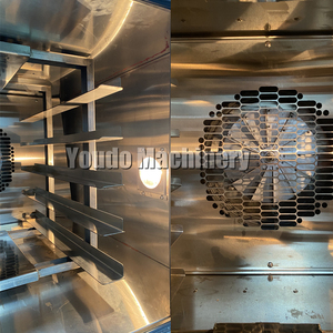 <span class=keywords><strong>Horno</strong></span> Rotatorio Eléctrico de Aire Caliente con Múltiples Bandejas, de Acero Inoxidable, con Función de Vapor, Equipo de Panadería Comercial para la Elaboración de Pan - Product Image 5