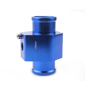 Adaptateur en T universel en alliage d'aluminium de 28 mm pour capteur de température d'eau avec colliers de serrage - Product Image 2