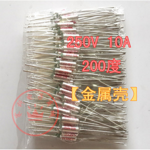 Fusible thermique 250V 10A, boîtier métallique pour cuiseur à riz, 100, 125, 165, 195 degrés - Product Image 3