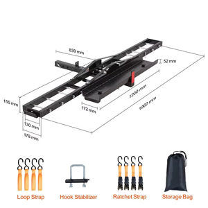 Porte-<span class=keywords><strong>moto</strong></span> Ambull Factory ODM OEM 1100 LBS en acier avec <span class=keywords><strong>attelage</strong></span> et rampe de 47 pouces - Product Image 5
