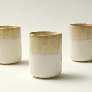 แก้วเซรามิกดีไซน์มินิมอล ผิวด้าน สำหรับใช้ในบ้าน ใส่ชา กาแฟ สีพื้น - Product Image 1