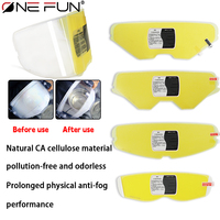 Film anti-buée pour visière de casque EXO R1/EXO-1400/EXO-520 AIR/Covert/Covert-X/Com II/KS-8 AT950/ADX1/TECH EVO pour Scorpion