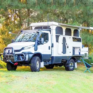 家具齐全的Ecocampor超大容量卡车露营车，带用餐区热卖