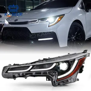 2020 Toyota Corolla 세단 SE XLE XSE OE 81170-12L00 81150-02S50 DRL 미국 유형 헤드 라이트 헤드 램프 교체 왼쪽 드라이버 사이드