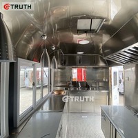 Praktischer Schnellimbisswagen für Straßenverkauf, Frühstückswagen, Warmhaltewagen für Hot Dogs, Imbissanhänger zum Verkauf, Catering-Mobil-Foodtruck