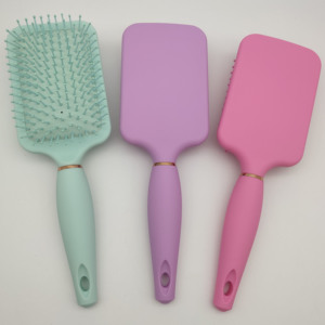 Cepillo de Pelo Cuadrado de <span class=keywords><strong>Gran</strong></span> Tamaño de Marca Privada, Cepillo de Aire con Cojín para Uso Doméstico y en Salón, Peine Desenredante Natural para Peinar - Product Image 5