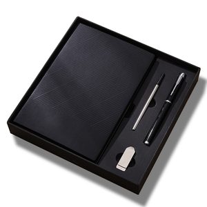 Máy tính xách tay A5 bán buôn mềm PU Leather Bìa văn phòng kinh doanh nhật ký cao cấp notepad và bút Bộ quà tặng - Product Image 1