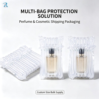Sacs à colonnes d'air gonflables recyclables, emballage personnalisé pour les cosmétiques, les flacons de parfum, la protection logistique des expéditions