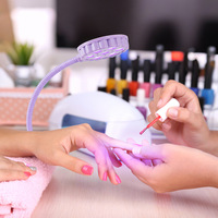 360 °   Lampe UV USB à col de cygne flexible à clipser, séchage rapide, pour manucure mains libres en salon et à domicile