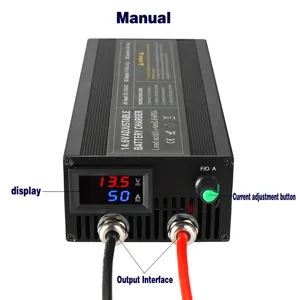 <span class=keywords><strong>Chargeur</strong></span> de <span class=keywords><strong>batterie</strong></span> haute puissance réglable 0-15V 0-50A 60A 85A <span class=keywords><strong>pour</strong></span> batteries LiFePO4, plomb-acide, yachts, voiturettes de golf et véhicules agricoles - Product Image 3