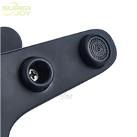 Pommeau de douche noir portable avec tuyau en acier inoxydable et support de fixation pour la maintenance des robinets de douche des toilettes des wagons de chemin de fer