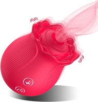 Rosen-Vibrator für Klitoris- und Brustwarzenstimulation, Sexspielzeug, G-Punkt-Stimulator für Frauen und Klitoris-Vibrator