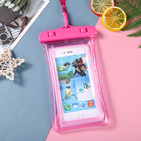 Evrensel yüzer hava yastığı su geçirmez yüzmek çanta cep telefonu kılıfı iPhone için 12 13 14 Pro Max Samsung Xiaomi Redmi Huawei kılıfı