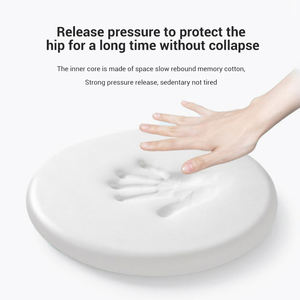 Cojín <span class=keywords><strong>de</strong></span> coche <span class=keywords><strong>de</strong></span> rebote lento redondo <span class=keywords><strong>de</strong></span> oficina cuadrado precio al por mayor almohada <span class=keywords><strong>de</strong></span> algodón con memoria para mujer embarazada - Product Image 3