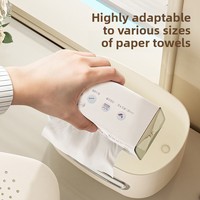 Aquarium multifonctionnel en plastique de style écologique pour la maison, avec distributeur de mouchoirs intégré, très transparent, pour salon ou bureau