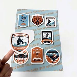 UV Resist Weatherproof Durable Self-Adhesive Label Printing Waterproof PVC Vinyl <b>Sticker</b> Die Cut Company <b>Logo</b> Custom <b>Stickers</b> - Product Image 5