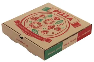 Mạnh mẽ nhà sản xuất tùy chỉnh in hộp bánh pizza với logo