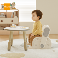 Chaise pliante en plastique pour bébé, idéale pour la lecture et les goûters, mobilier portable pour tout-petits