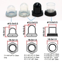 KUOYUH 98 88 Series Mini disyuntor impermeable cubierta antipolvo tapa de cabeza plana hecha de plástico para uso industrial y doméstico