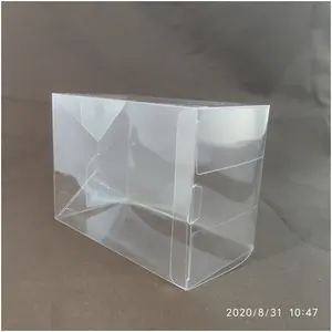DWC MEGA 보호 상자 탭이있는 자동 잠금 지우기 상자 WCF 모델 세트 PVC 상자