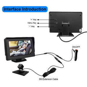 จอภาพติดหลังเบาะรถยนต์สำหรับเด็ก OEM ขนาด 4.3 นิ้ว รุ่น YB-401-CA ภาพคมชัดระดับ HD พร้อมระบบมองเห็นในเวลากลางคืน เหมาะสำหรับเด็กทารก เด็กวัยหัดเดิน และเด็กเล็ก - Product Image 6