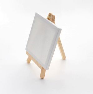 Tableau de dessin miniature en toile blanche personnalisé Bv0902 10x10 cm, kit de peinture pour enfants - Product Image 3