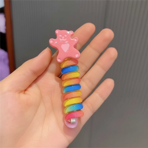 Vendita calda all'ingrosso simpatiche cravatte per capelli per bambini e Scrunchies di tendenza alla moda con fiocco in velluto accessori - Product Image 2
