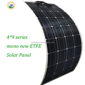Panneau <span class=keywords><strong>solaire</strong></span> flexible mono ETFE sans cadre 110W série 4*9, idéal pour les toits de camping-cars, les balcons, les tentes, etc. – Vente chaude usine. - Product Image 2